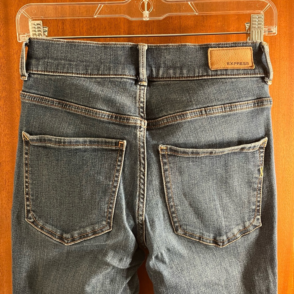 Express High Rise Stretch Skinny Jeans